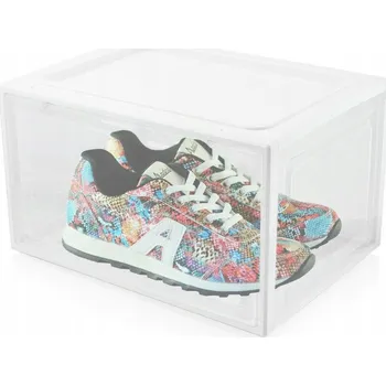 Úložný box Organizér na boty velikosti 47 BITUXX Krabička Bílý, magnetické zavírání