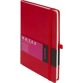 Blok Notes A5 Memofix krátký červený Antra