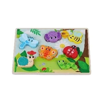 Obraz Dřevěné puzzle pro miminka ORIGINÁLNÍ - MINI MATTERS - BROUCI