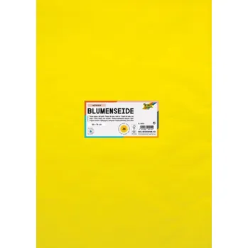 Výtvarný papír Hedvábný papír - 50 x 70 cm - 20 g/m2 - 26 listů -sytá žlutá