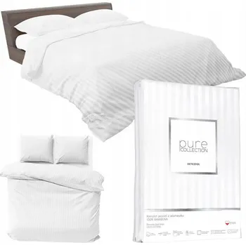 Povlečení POVLEČENÍ LOŽNÍHO POTŘENÍ: PŘIKRÝVKA 180X200CM + 2 POVLAKY NA POLŠTÁŘE 70X80CM BAVLNĚNÝ DAMAŠEK