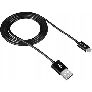 Datový kabel CANYON USB kabel - USB micro, UM1, 5W, 1 m, černý