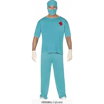 Karnevalový kostým KOSTÝM LÉKAŘ CHIRURG DOKTOR DOKTORA XL