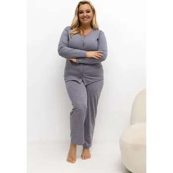 Pánské pyžamo Pohodlná pyžama pro plnoštíhlé model 221198 Forever Pink 3XL