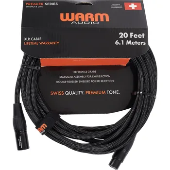 Audio kabel Warm Audio Prem-XLR-20' + prodloužená záruka 3 roky