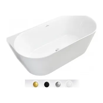 Vana Volně stojící akrylátová vana Braider Restia, odtok uprostřed, 170 x 75 cm