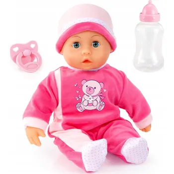 Panenka PANENKA BAYER PICCOLINA FIRST WORDS BABY RŮŽOVÁ