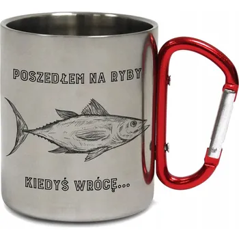 Hrneček Funandstyle KOVOVÝ HRNEK pro RYBÁŘE kovový 300 ml