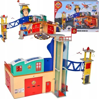 autíčko Požárník Sam Hasičská stanice XXL Simba Toys