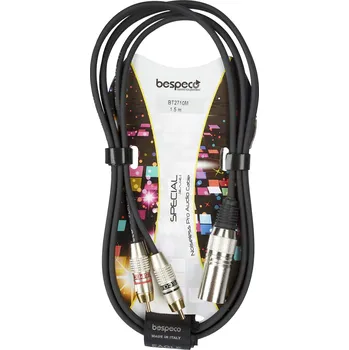 Audio kabel Bespeco BT2710M + prodloužená záruka 3 roky