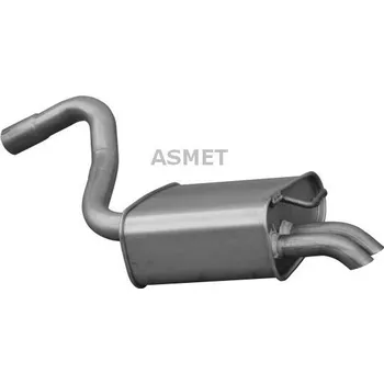 Tlumič výfuku Koncový tlumič výfuku ASMET 07.185