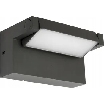 Venkovní osvětlení Venkovní nástěnné svítidlo Su-ma šedé, integrovaný LED zdroj 10 W