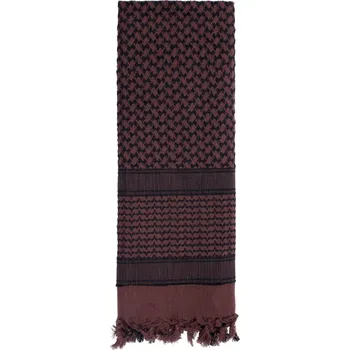 Šátek Šátek Shemag Palestina tmavě hnědý/černý