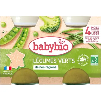 Příkrm BabyBio od 4. měsíce 130 g zelenina