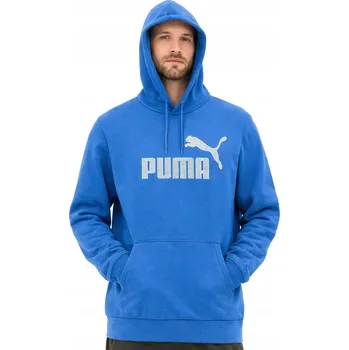 Pánská mikina Puma Sportovní mikina klokanka s kapucí pánská Puma vel. XL modrá
