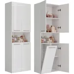 Koupelnová skříňka TopEshop NEL DK 1K bílá lesklá