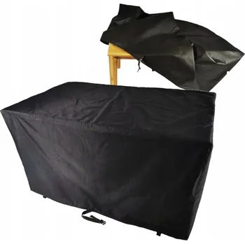 Krycí plachta Obal na zahradní nábytek 200 x 200 x 80 cm, černý