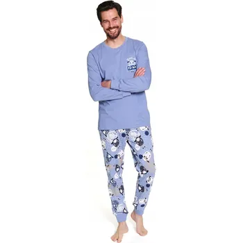 Pánské pyžamo Doctor Nap pánské pyžamo s dlouhým rukávem, velikost L