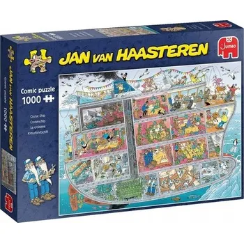 Puzzle TM TOYS JUMBO PUZZLE Jan van Haasteren VÝLETNÍ LOĎ 1000 dílků 20021