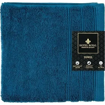 Ručník Koupací ručník Hotel Royal 50x100 cm bavlna MODRÝ
