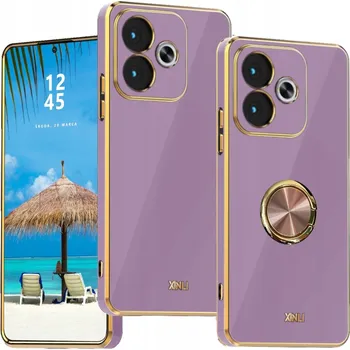 Pouzdro na mobilní telefon POUZDRO BAREVNÉ ZADNÍ KRYT GLAMOUR + RING COLOR PRO REALME GT 7 5G / GT 7T