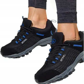 Pracovní obuv DÁMSKÁ TREKOVÁ OBUV SOFTSHELL ČERNÁ TURISTICKÁ TREKINGOVÁ OBUV vel. 39