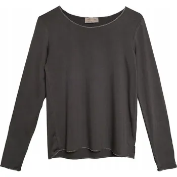 Dívčí šedá halenka s dlouhým rukávem Olimpias, vel. 110