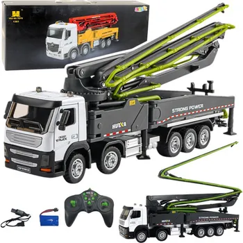 RC model auta Domíchávač betonu na dálkové ovládání RC Huina Šedá 1:18