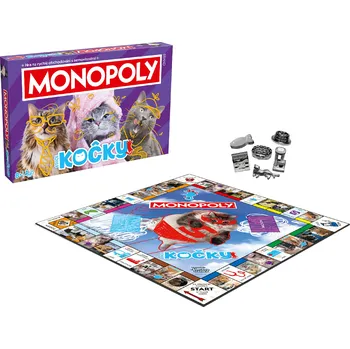 Desková hra Winning Moves Monopoly Kočky nová verze CZ