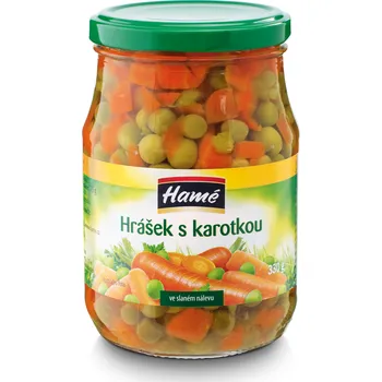 paštika a pomazánka CZ distribuce Hamé Hrášek karotka 330 g