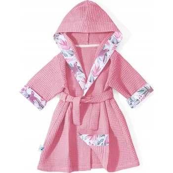 Dívčí župan Dětský župan 104 koupací s kapucí bavlna 100% Pepi