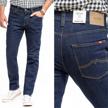 Pánské džíny MUSTANG VEGAS PÁNSKÉ JEANSY DŽÍNY SLIM FIT ZÚŽENÉ MODRÉ W33 L30