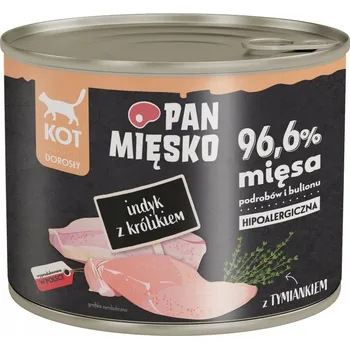 Krmivo pro kočku Pan Mięsko krmivo pro kočky Krůta s králíkem 200 g