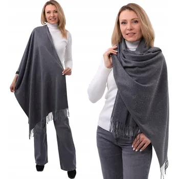 Šála Módní DÁREK pro ni stylová dámská ŠÁLA se ZIRKONY elegantní na VEČER / SILVESTRA