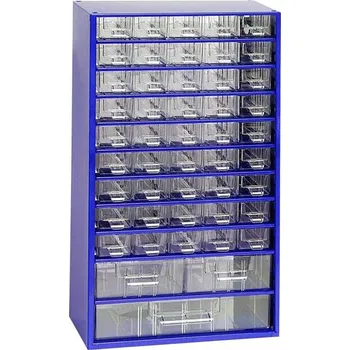 Vložka do organizéru na nářadí TOKOZ Zásuvkový organizér 12/45S 306 x 155 x 551 mm modrý