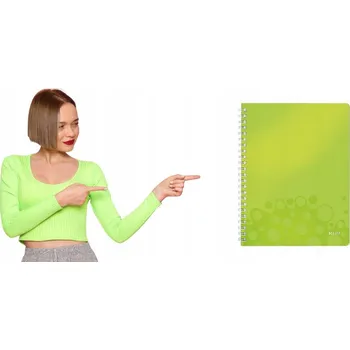 Sešit Sešit A4 s mřížkou Leitz, 80 listů