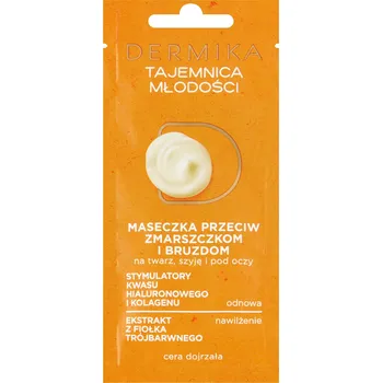 Pleťová maska Krémová pleťová maska Dermika proti vráskám a rýhám 10 ml