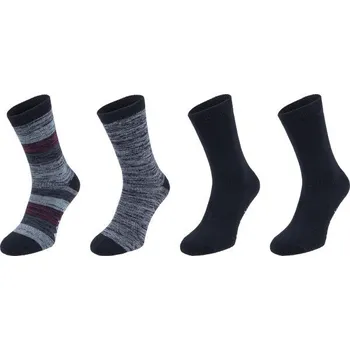 Pánské ponožky Columbia FULL CUSHION 4P 43-46 Černá, Tmavě šedá, Mix