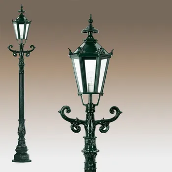 Venkovní osvětlení K.S. Verlichting Oсвітлення дороги Brighton, zelené, výška 95 cm, kov, IP44 Zelená 1 x 60 W - Doprava zdarma