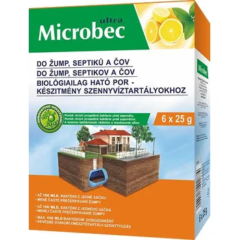 WC čistič Aktivátor žump,septiků a ČOV BROS MICROBEC 6x25g