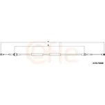 Tažné lanko, ruční převodovka COFLE 92.2CB.FI008