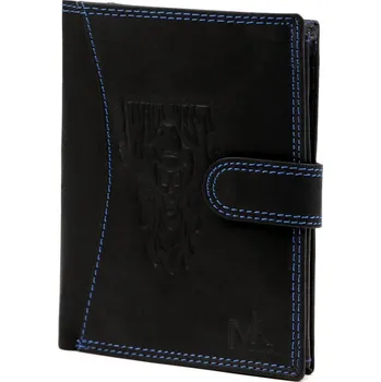 Pánská peněženka Money Kepper CDD 5601B WILD WEST černá, modrá