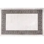 Koberec pratelný 160 x 230 cm světle béžový protiskluzový Béžová337949