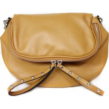 Kabelka Vera Pelle kabelka, kožená kabelka přes rameno, pravá kůže, vícebarevná