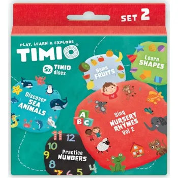 Hračka pro nejmenší Timio sada doplňkových disků č. 2 pro interaktivní zařízení