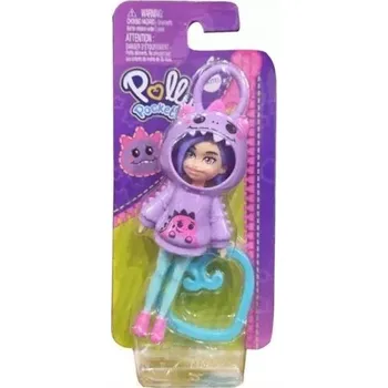 Figurka Figurka Polly Pocket s přívěskem a DINOSAURUS MATTEL HRD62