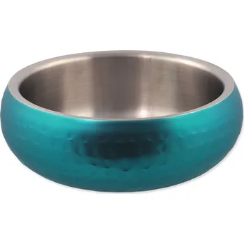 Miska pro psa Miska Dog Fantasy Miska s dvojitou stěnou tyrkysová 16cm, 800ml