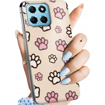 Pouzdro na mobilní telefon Zadní Kryt Hello Case pro Honor 70 Lite, X6, X8 béžové