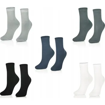 Dámské ponožky PONOŽKY Dámské bambusové ponožky 38-40 + ionty stříbra Ag 10 párů