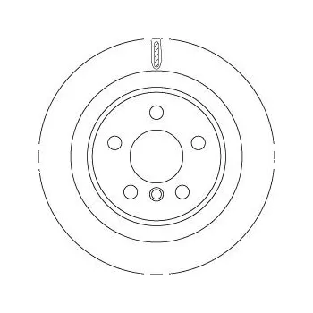 Brzdový kotouč Brzdový kotouč LUCAS DF6755